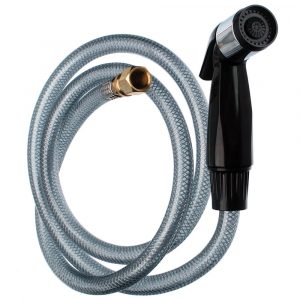 Kitchen Sink Spray Hose & Head in Black Kitchen Sink Spray Hose & Head in Black