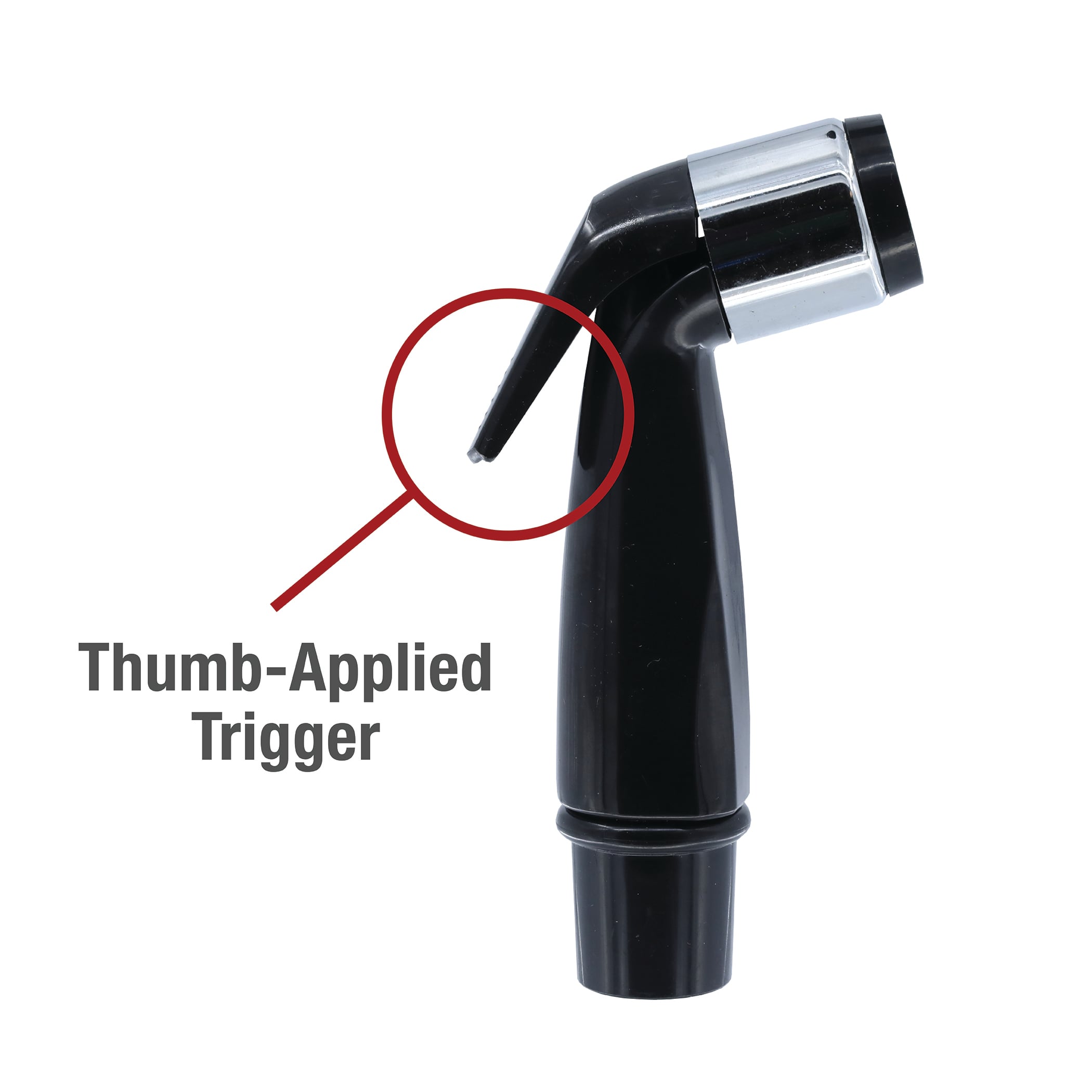 9th image of Kitchen Sink Spray Hose & Head in Black 9th image of Kitchen Sink Spray Hose & Head in Black