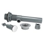 9th image of Bathroom Plastic Pop-up Assembly in Chrome