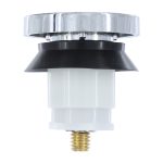 9th image of Touch-Toe Bathtub Drain Stopper in Chrome