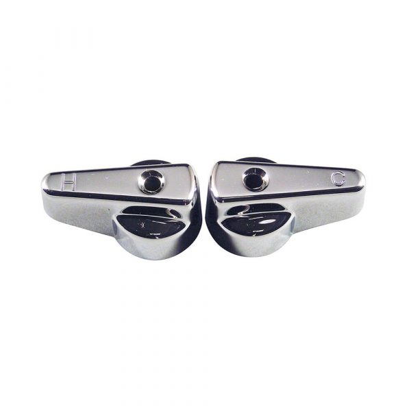Universal Small Canopy Lever Handles in Chrome