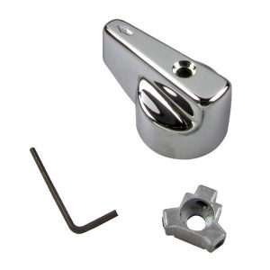 Universal Large Canopy Lever Diverter Handle in Chrome Universal Large Canopy Lever Diverter Handle in Chrome