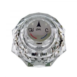 Faucet Handle for Delta in Clear Acrylic Faucet Handle for Delta in Clear Acrylic