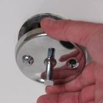 1st image of Overflow Plate with Trip Lever in Chrome