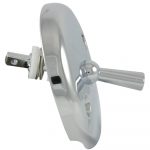 4th image of Overflow Plate with Trip Lever in Chrome