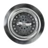3rd image of 3-1/2 in. Twist Tight Kitchen Sink Strainer Assembly in Stainless Steel