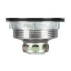 5th image of 3-1/2 in. Twist Tight Kitchen Sink Strainer Assembly in Stainless Steel