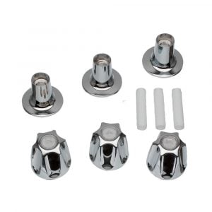 Tub/Shower 3-Handle Remodeling Trim Kit for Price Pfister Verve in Chrome