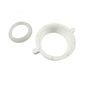 1-1/2 in. Slip Joint Nut & Washer in White 1-1/2 in. Slip Joint Nut & Washer in White