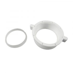 1-1/2 in. Slip Joint Nut & Washer in White 1-1/2 in. Slip Joint Nut & Washer in White