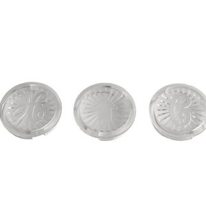 Hot/Cold/Diverter Index Buttons for Faucet Handles