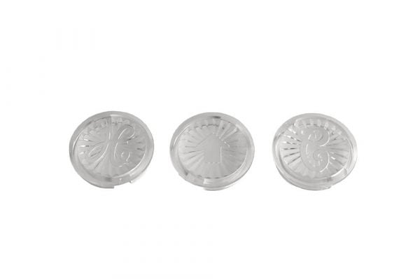 Hot/Cold/Diverter Index Buttons for Faucet Handles