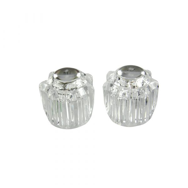 Faucet Handles for Delta/Delex in Clear Acrylic