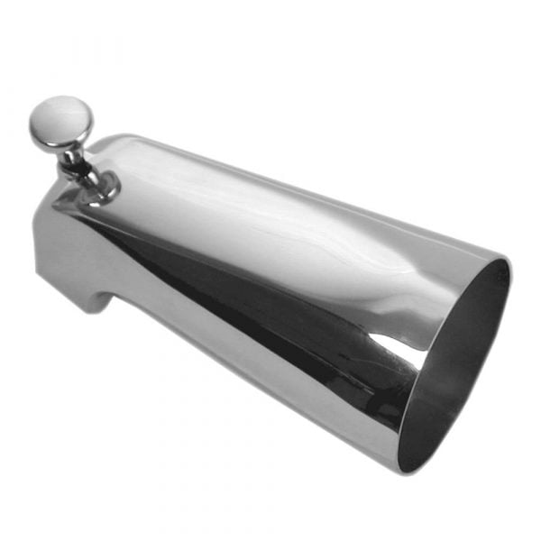 5 in. Bathroom Tub Spout w/ Front Diverter in Chrome 5 in. Bathroom Tub Spout w/ Front Diverter in Chrome