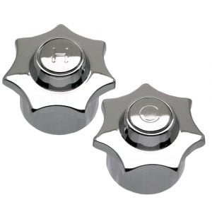 Pair of Faucet Handles for American Standard in Chrome