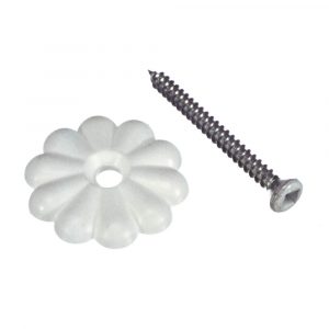Mobile Home/RV Ceiling/Wall Rosettes in White Mobile Home/RV Ceiling/Wall Rosettes in White