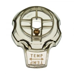 Temp. Control Knob Faucet Handle for Mixet Faucets in Smoke