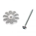 Mobile Home/RV Ceiling/Wall Rosettes in Clear Mobile Home/RV Ceiling/Wall Rosettes in Clear