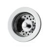 1st image of 3-1/2 in. Sink Drain Assembly with Plastic Basket Strainer in Chrome