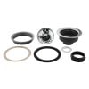 4th image of 3-1/2 in. Sink Drain Assembly with Plastic Basket Strainer in Chrome