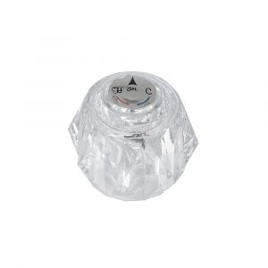 Faucet Handle for Delta Model 600 Series Tub and Shower in Clear Acrylic Faucet Handle for Delta Model 600 Series Tub and Shower in Clear Acrylic