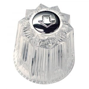 Large Windsor Style Diverter Handle for Price Pfister in Clear Acrylic