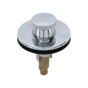 Lift and Turn Drain Stopper in Chrome Lift and Turn Drain Stopper in Chrome