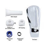 3rd image of Diverter Tub Spout in Chrome