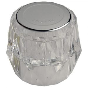 Faucet Handle for Mixet Tub & Shower in Clear Faucet Handle for Mixet Tub & Shower in Clear