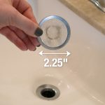 3rd image of 2-1/4 in. Lavatory Mesh Sink Strainer in Stainless Steel