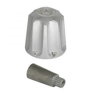 Multi-Fit Diverter Handle for Gerber Faucets in Chrome Multi-Fit Diverter Handle for Gerber Faucets in Chrome