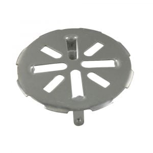 4 in. OD Snap-In Drain Strainer for 3 in. Pipes in Stainless Steel 4 in. OD Snap-In Drain Strainer for 3 in. Pipes in Stainless Steel