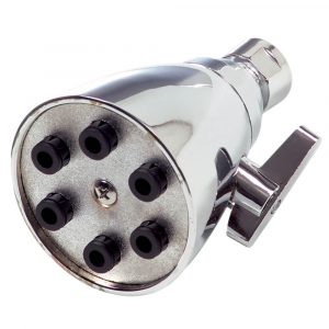 Universal Adjustable 6- Jet Showerhead in Chrome Universal Adjustable 6- Jet Showerhead in Chrome