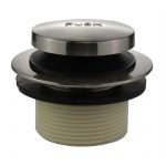4th image of Touch-Toe Tub Drain Trim Kit with Overflow in Brushed Nickel