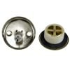 3rd image of Trip Lever Tub Drain Trim Kit with Overflow in Brushed Nickel