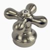 6th image of Faucet Cross-Arm Handle in Brushed Nickel (2-Pack)