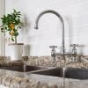 2nd image of Faucet Cross-Arm Handle in Brushed Nickel (2-Pack)