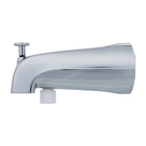Universal Tub Spout with Handheld Shower Connection in Chrome Universal Tub Spout with Handheld Shower Connection in Chrome