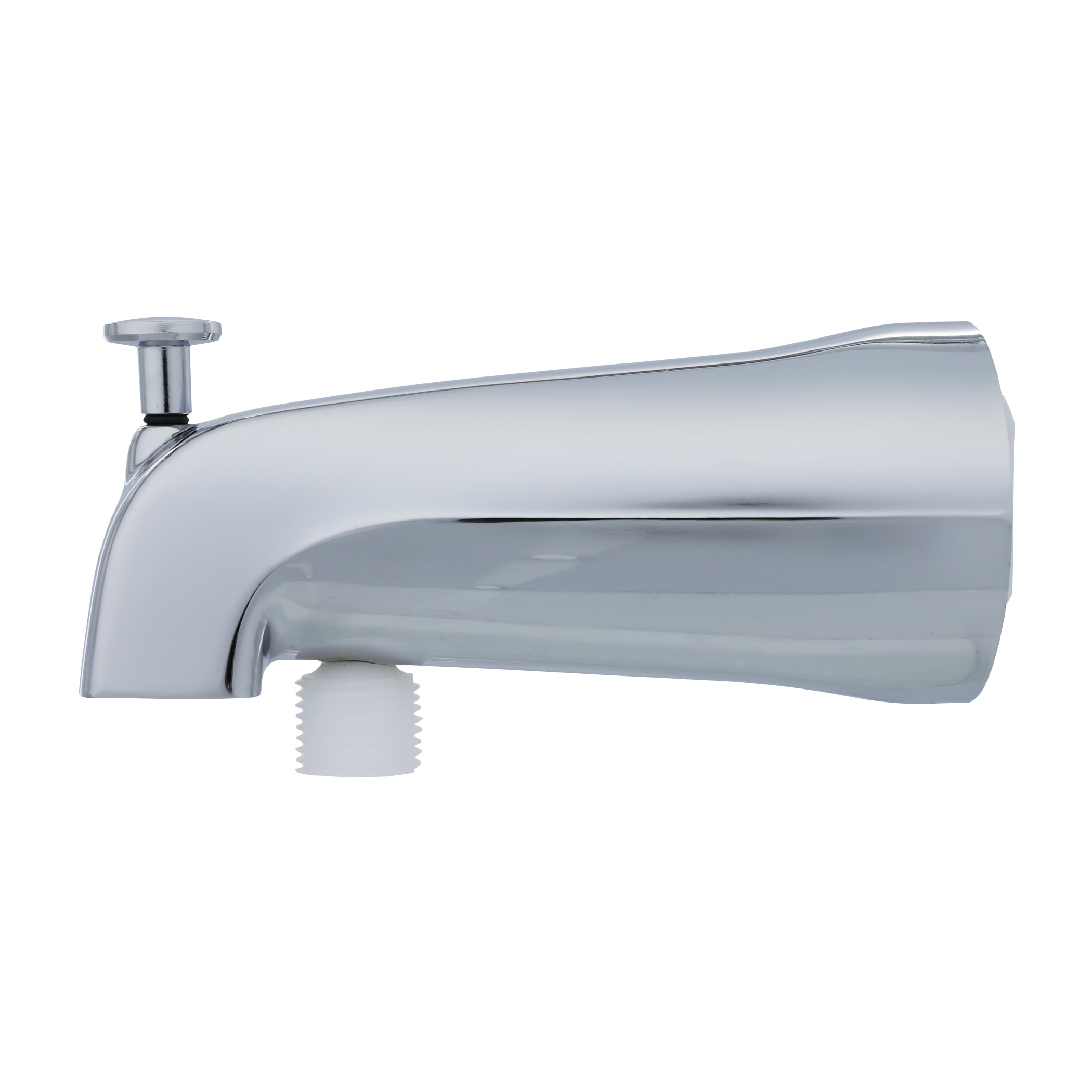 Universal Tub Spout with Handheld Shower Connection in Chrome Universal Tub Spout with Handheld Shower Connection in Chrome
