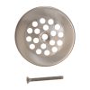 2nd image of 2-7/8 in. Shower Drain Strainer in Brushed Nickel