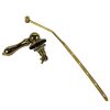 5th image of Universal Decorative Toilet Handle in Polished Brass