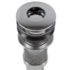 2nd image of Decorative Push-Button Sink Drain in Chrome