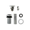 4th image of Decorative Push-Button Sink Drain in Chrome