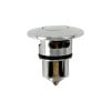 5th image of Decorative Push-Button Sink Drain in Chrome