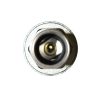 3rd image of Decorative Push-Button Sink Drain in Brushed Nickel
