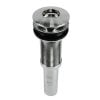 3rd image of Decorative Push-Button Sink Drain without Overflow in Chrome