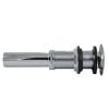 6th image of Decorative Push-Button Sink Drain without Overflow in Chrome