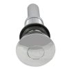 5th image of Decorative Push-Button Sink Drain without Overflow in Chrome