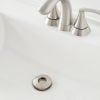 1st image of Decorative Push-Button Sink Drain without Overflow in Brushed Nickel
