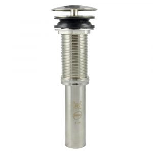 Decorative Umbrella Sink Drain in Brushed Nickel